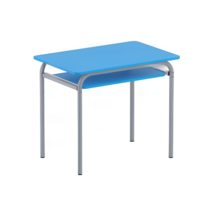 Стол компьютерный на металлокаркассе 1200х600х760 (синий/серый) - «globural.ru» - Междуреченск