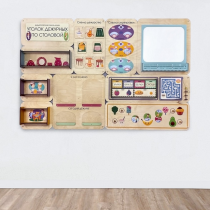 Дидактическая настенная панель «Уголок дежурных по столовой» - «globural.ru» - Междуреченск