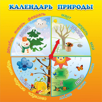 Стенд "Календарь природы" 0.5x0.5 - «globural.ru» - Междуреченск