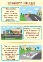 Стенд "Обязанности пешехода часть 2" - «globural.ru» - Междуреченск