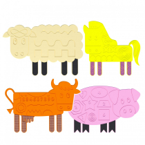 Набор тактильно-развивающих панелей «Ферма» - «globural.ru» - Междуреченск