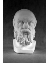 Гипсовая голова Сократ - «globural.ru» - Междуреченск