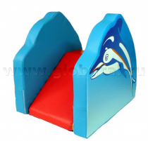 Горка "Дельфин" мини для сухого бассейна - «globural.ru» - Междуреченск