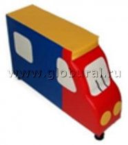 Напольная мягкая игрушка "Грузовик" каталка - «globural.ru» - Междуреченск