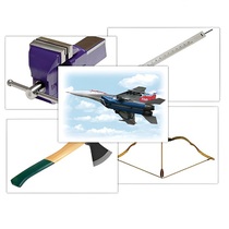 Набор предметных картинок "Оружие, военная техника. Инструменты" - «globural.ru» - Междуреченск