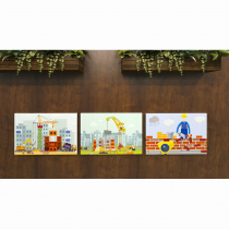 Комплект настенных панелей «Стройка» - «globural.ru» - Междуреченск