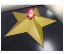 Стенд "Имитация Вечного огня" - «globural.ru» - Междуреченск