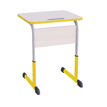 Парта одноместная Smarty Key с полиуретановой кромкой регулируемая по высоте  - «globural.ru» - Междуреченск