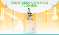 Стенд "Подготовка к ЕГЭ и ОГЭ по химии вариант 2 (9 карманов)" - «globural.ru» - Междуреченск