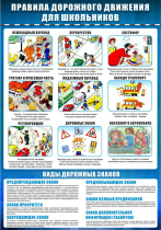Стенд "ПДД для школьников. Виды дорожных знаков" - «globural.ru» - Междуреченск