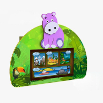 Сенсорный настенный коррекционно-развивающий комплекс "Бегемотик" - «globural.ru» - Междуреченск