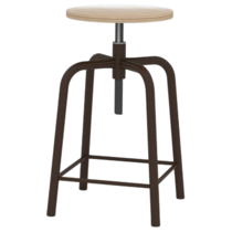 Табурет рабочий (винтовой механизм регулировки высоты сиденья) - «globural.ru» - Междуреченск