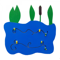 Декоративно-развивающая панель «Пруд» (вариант 1) - «globural.ru» - Междуреченск