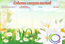 Стенд "Советы специалистов" - «globural.ru» - Междуреченск