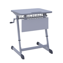 Парта одноместная Nomad V с полиуретановой кромкой регулируемая по высоте - «globural.ru» - Междуреченск