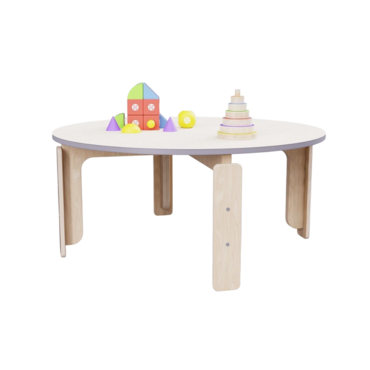 Круглый растущий стол из коллекции «НЕГА» р.гр. 2-3 (цвет бежевый) - «globural.ru» - Междуреченск