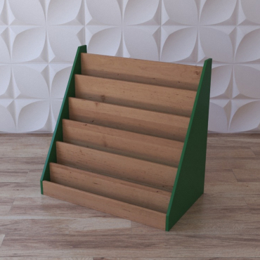 Стеллаж-витрина для книг "Познавательная горка" - «globural.ru» - Междуреченск