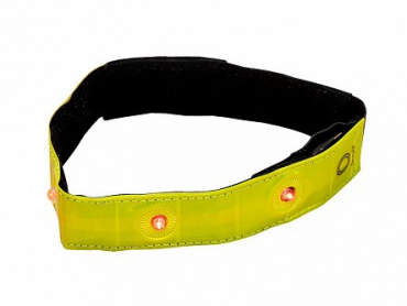 Световозвращающий светодиодный браслет на текстильной застежке - «globural.ru» - Междуреченск