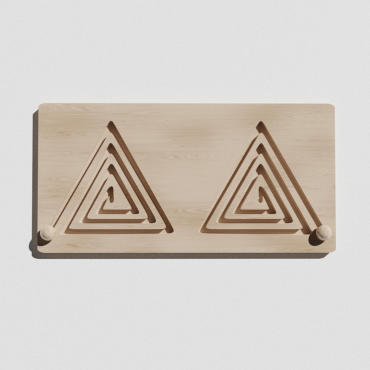 Такт-панель "Треугольный лабиринт №14" - «globural.ru» - Междуреченск