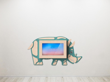 «Носорог» - Декоративная сенсорная панель 32" - «globural.ru» - Междуреченск