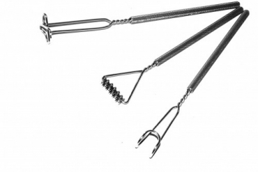 Комплект массажных логопедических зондов "Универсальный" на толстых ручках с накаткой (3 штуки) - «globural.ru» - Междуреченск