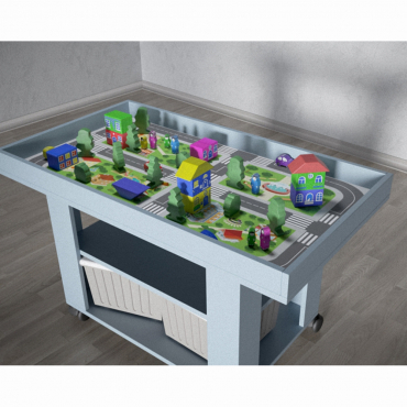 Игровой ландшафтный стол для изучения ПДД №2 - «globural.ru» - Междуреченск