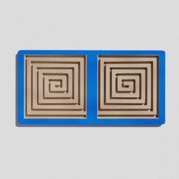 Такт-панель "Синий лабиринт № 3" - «globural.ru» - Междуреченск