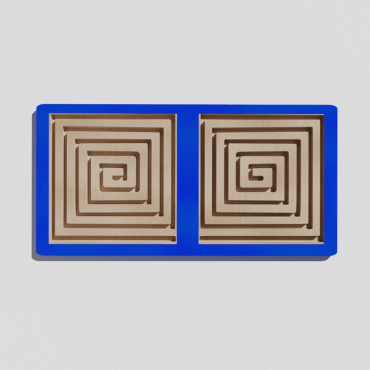 Такт-панель "Синий лабиринт №4" - «globural.ru» - Междуреченск