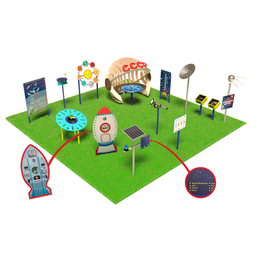 Космическая площадка (комплект Про без ограждения) - «globural.ru» - Междуреченск