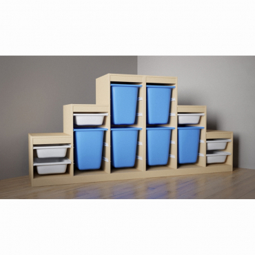 Стеллаж «Голубые облака» - «globural.ru» - Междуреченск