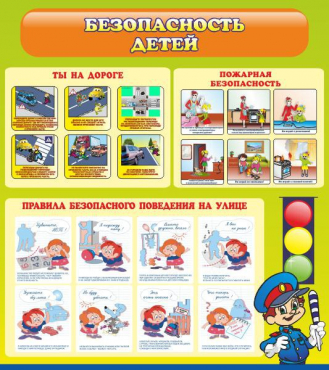 Стенд "Безопасность детей" (вариант 1) - «globural.ru» - Междуреченск