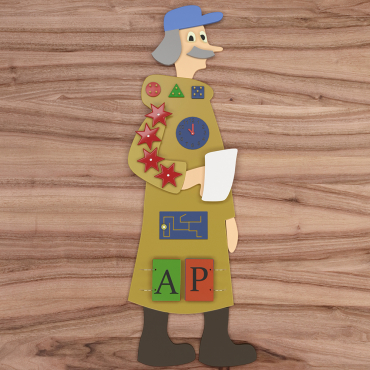 Бизиборд "Почтальон Печкин" - «globural.ru» - Междуреченск