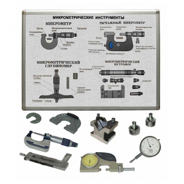Комплект учебного оборудования «Метрология. Технические измерения в машиностроении» на 15 лабораторных работ - «globural.ru» - Междуреченск
