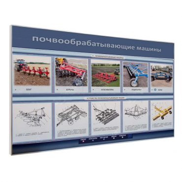 Электрифицированный светодинамический стенд «Почвообрабатывающие машины» - «globural.ru» - Междуреченск