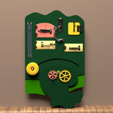 Бизиборд "Зелёная лапа" - «globural.ru» - Междуреченск