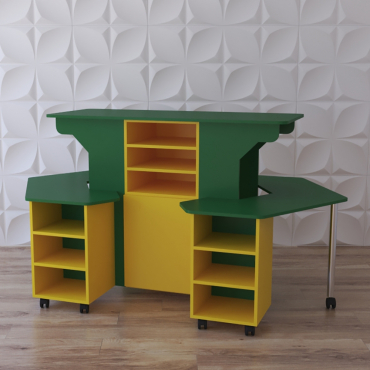 Модульный стеллаж "Весёлые занятия" - «globural.ru» - Междуреченск