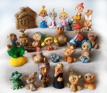 Набор глиняных фигурок для составления сказок - «globural.ru» - Междуреченск