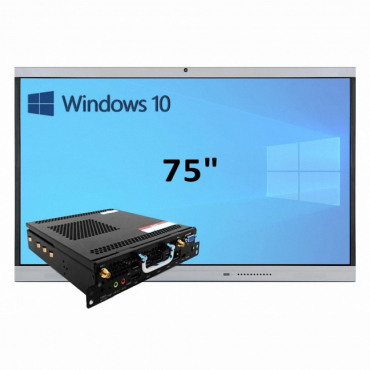 Интерактивная панель 75" (встроенный ПК, Win10, Intel i5) - «globural.ru» - Междуреченск