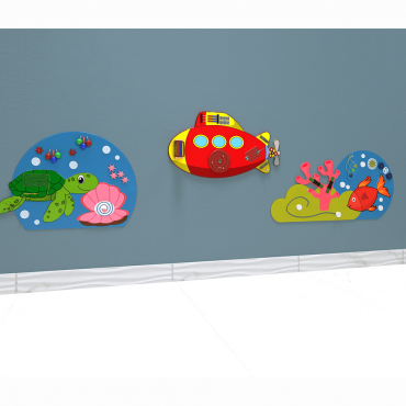 Комплект бизибордов "Подводный мир 3 в 1" - «globural.ru» - Междуреченск