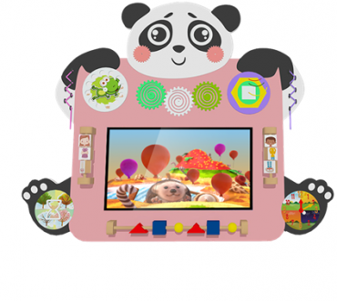 Настенный интерактивный комплекс бизиборд "Панда" - «globural.ru» - Междуреченск