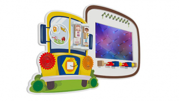 Настенный интерактивный комплекс "Бизиборд Автобус" - «globural.ru» - Междуреченск