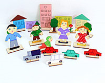 Фигурки для песочной терапии "Семья и дом" - «globural.ru» - Междуреченск