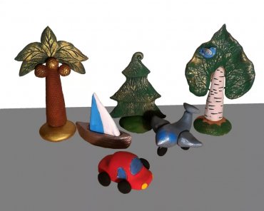 Набор стилизованных глиняных фигурок для песочной терапии - «globural.ru» - Междуреченск