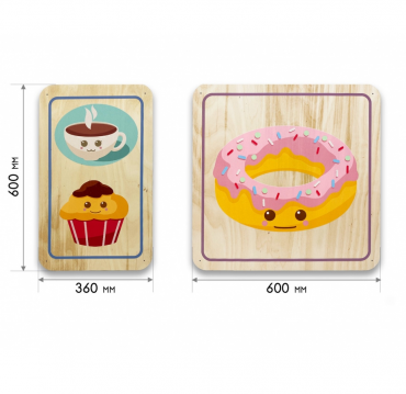 Набор стеновых панелей «Милая еда - Завтрак» - «globural.ru» - Междуреченск